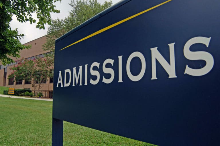 Admission inscription