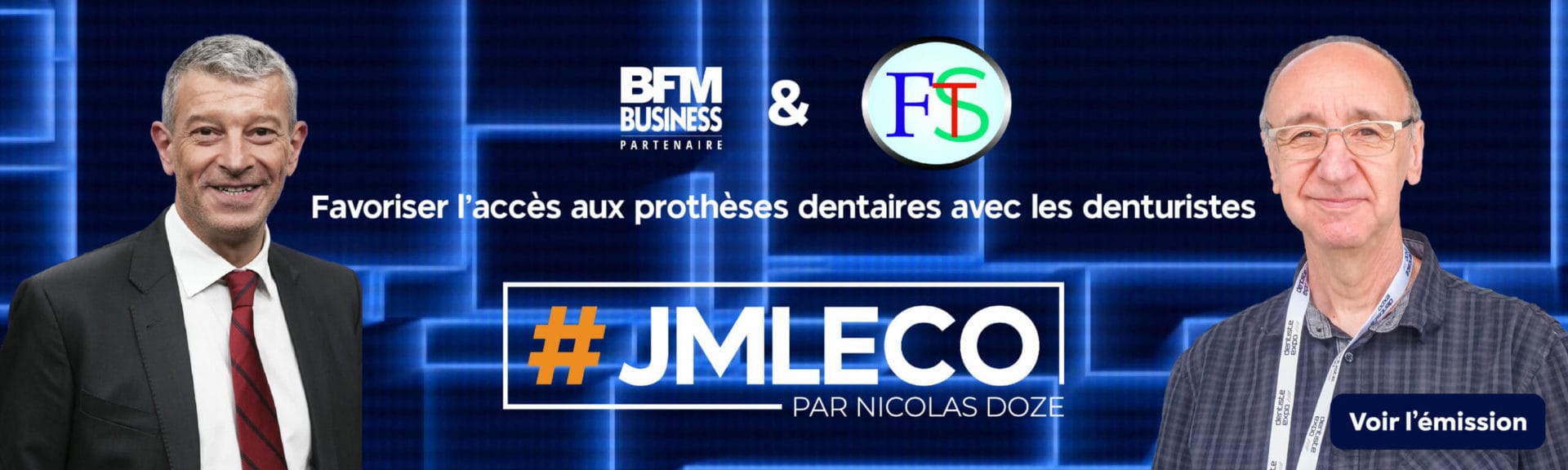 L'émission JMLECO de Nicolas DOZE concernant l'accès aux prothèses dentaires simplifié