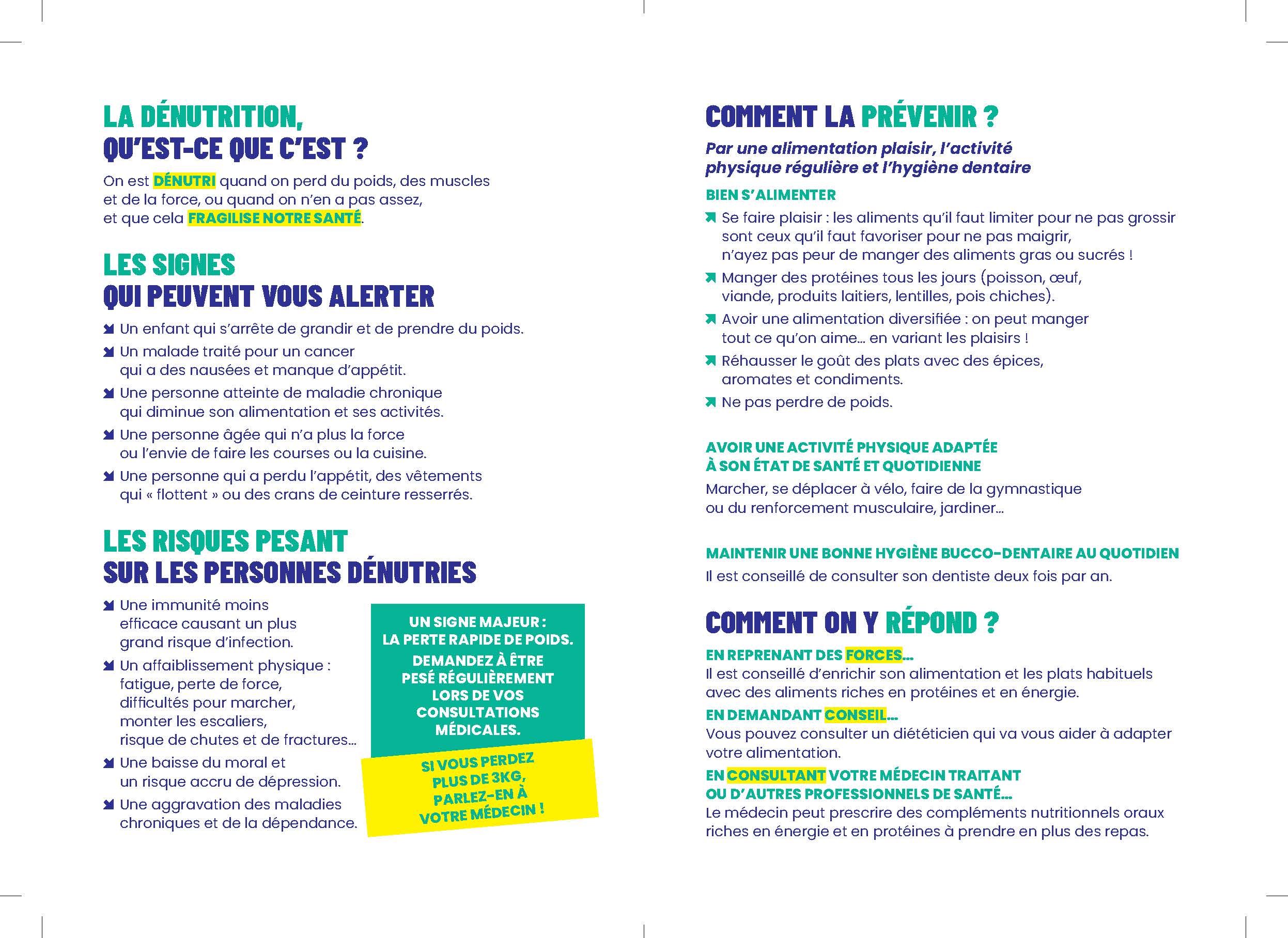 La dénutrition-La prévenir