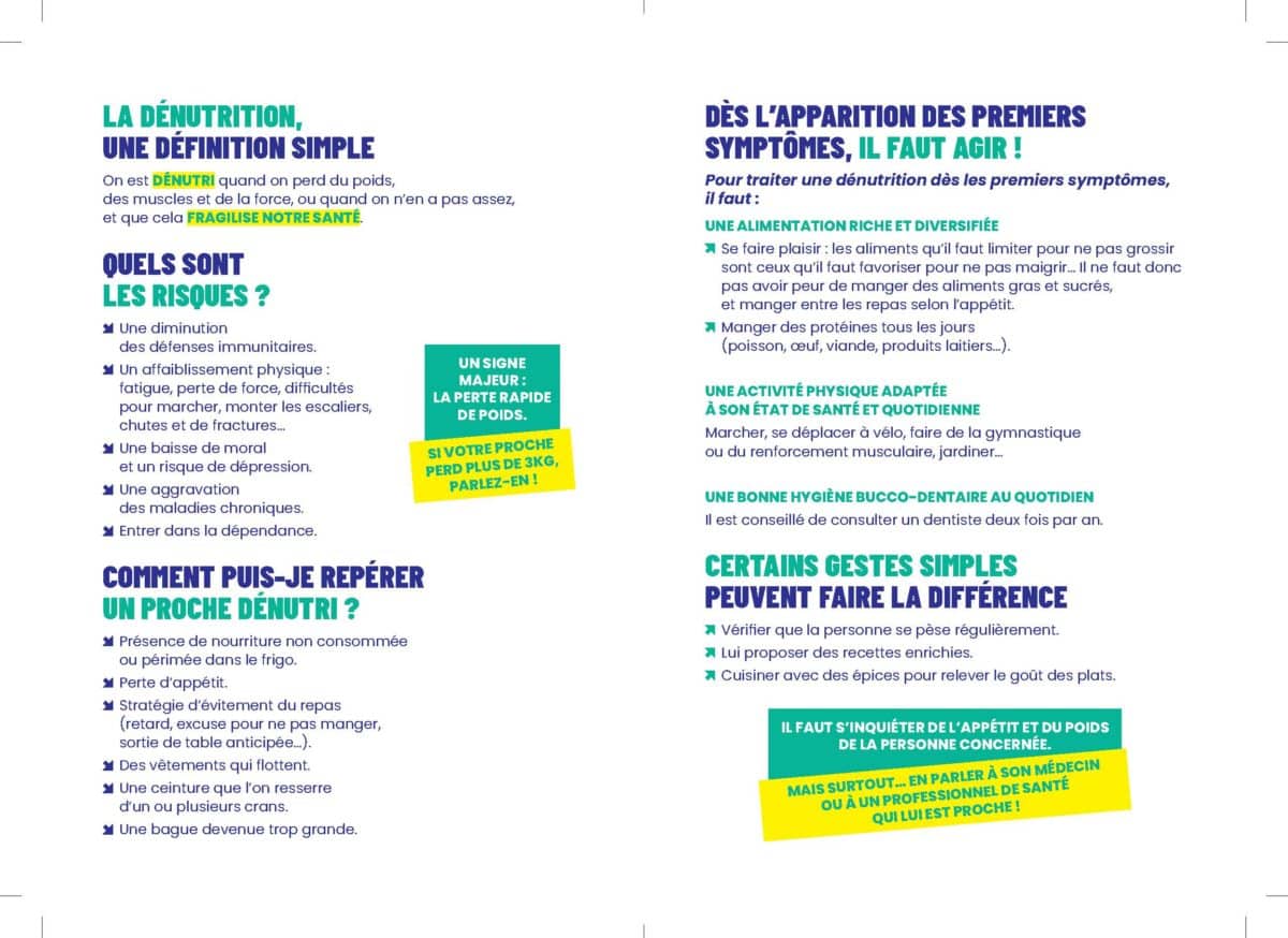 dénutrition : nous pouvons tous intervenir