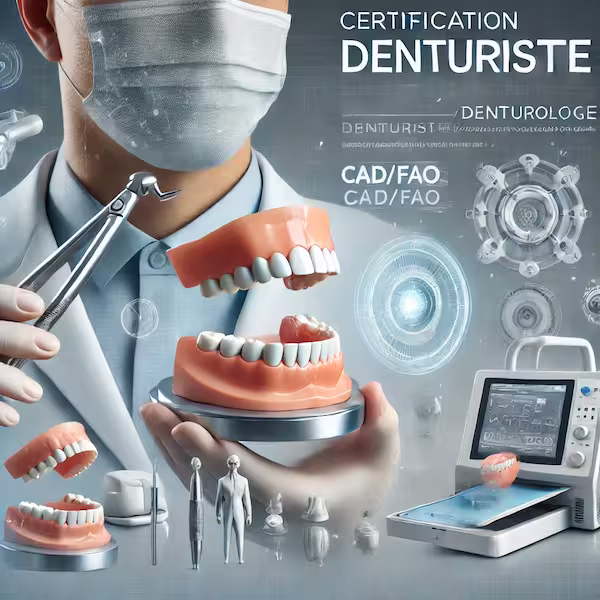 denturiste descriptif détaillé de certification. Référentiel pédagogique